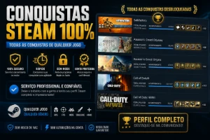 💎 Perfil Steam 100% — Rápido, Seguro E Sem Risco