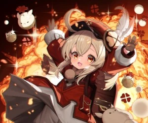 KLEE + ALBEDO AR 27 - Genshin Impact