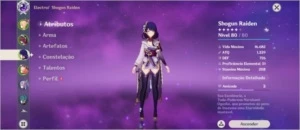 YOIMIYA+RAIDEN+1 ARMA 5 ESTRELAS PRÓXIMO PERSONAGEM GARANTID - Genshin Impact