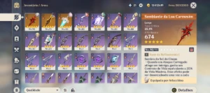 Conta Genshin Alercchino C3 + Bis + Build - Genshin Impact