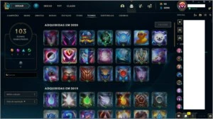 Conta LOL Level 356, 64 skins - League of Legends