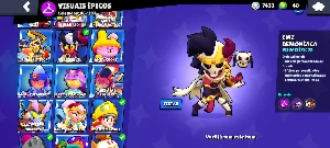 Conta Brawl Stars 25K Troféus e Muitas Skins
