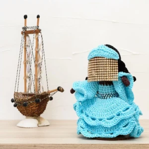 Orixá Iemanjá em Amigurumi - Artesanato e Personalizados