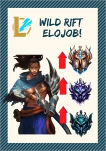 Lol mobile Wild Rift Elo Job / Elo boost - League of Legends: Wild Rift LOL WR