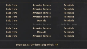 291PA/292PA Desperto/390PD - 25 personagens e vários itens - Black Desert