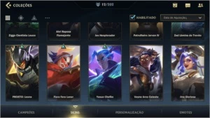 LV 40 ESMERALDA IV + 12 SKINS + 40 CAMPEÕES + PASSE WILD - League of Legends: Wild Rift LOL WR