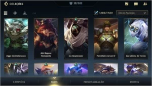 LV 40 ESMERALDA IV + 12 SKINS + 40 CAMPEÕES + PASSE WILD - League of Legends: Wild Rift LOL WR