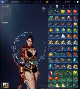 conta de MIR4 lvl65 70k de Poder ( Servi EU63 )