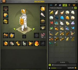 Conta Dofus lvl 200, panda, com itens e 6mk na bolsa