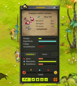 Conta Dofus lvl 200, panda, com itens e 6mk na bolsa