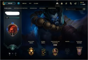 Conta Lol Gold 2 Smurf - League of Legends