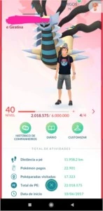 Conta Rayquaza 100% shiny - Pokemon GO