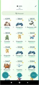 Conta Rayquaza 100% shiny - Pokemon GO