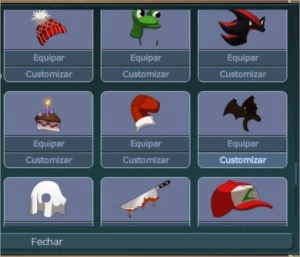 Conta transformice com vários itens