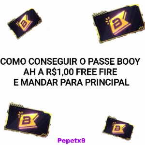 Como Pegar O Passe Booyah A 1 Real - Free Fire