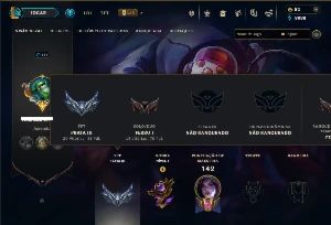 Ferro 1 com 110 Champs e 74 Skins ( ADC / MID / JG )