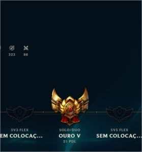 ACC LOL GOLD V - EX PLATINA 3  30 Skins 5 Paginas de runa - League of Legends