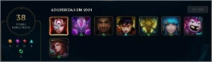 Conta Platina 2 62% De WR mmr D2 - League of Legends LOL