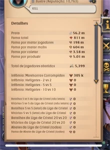 CONTA Albion COM 811M DE FAMA (specs altos) - Albion Online