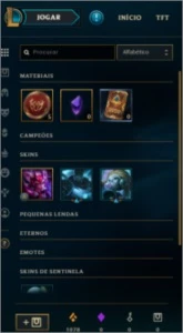 CONTA PLATINA - League of Legends LOL