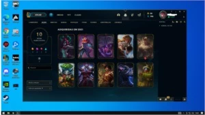 Conta diamante 3 10 skins 54 champs - League of Legends LOL