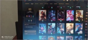 Conta league of legends com passe battle quinn ativado. LOL