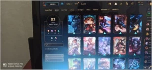 Conta league of legends com passe battle quinn ativado. LOL