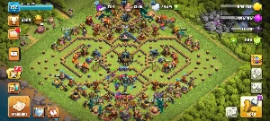 clash of clans cv17 quase full