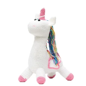 Unicórnio asas bordadas em amigurumi - Artesanato e Personalizados