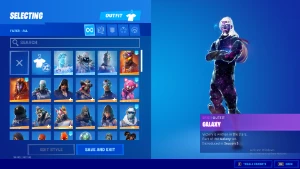 conta fortnite GALAXY, IKONIK, NIKE, SEASON 3 e muito mais