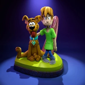 Scooby Doo em STL para Impressão 3D