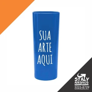 Long Drink Azul Fechado - Artesanato e Personalizados