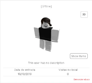 Roblox account with limited rare shaggy