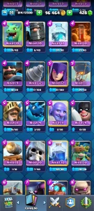 Conta Clash royale arena 15