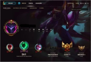 conta league of legends LOL