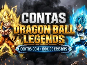 Conta Dragon Ball Legends - Contas com +100K de Cristais/cry