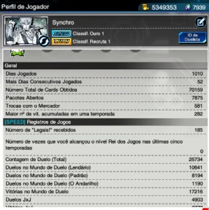 Conta Duel Links 2018 - Yu-Gi-Oh Duel Links