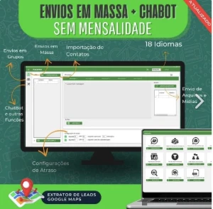 Wasender + Gerador De Licenças - Versão 3.6 - 2025 - Digital Services