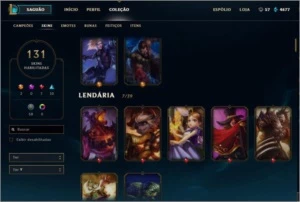 Conta de League of Legends LOL