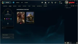 Conta LoL Ouro 4 (MMR ALTO) - League of Legends