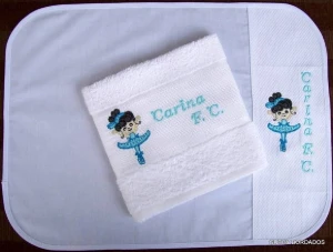 Kit Lancheira Personalizado Bailarinas - Artesanato e Personalizados