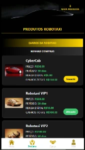 Script De Investimentos Em Php Robotaxi - Outros