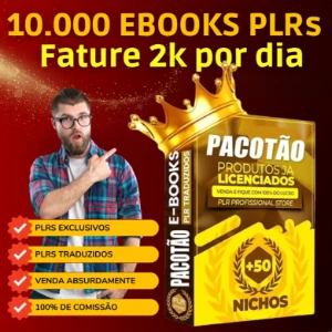 Pack +10.000 Plr E-Books Milionários - Others