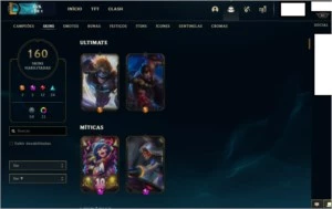 Conta LOL - PAX SIVIR ORIGINAL / KING RAMMUS - League of Legends