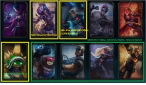 Conta LOL - PAX SIVIR ORIGINAL / KING RAMMUS - League of Legends
