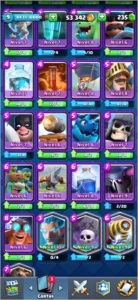 Conta de Clash Royale arena 12 Barata