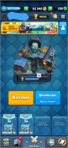 Conta de Clash Royale arena 12 Barata