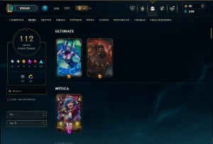 Ferro 3 com 125 Champs e 112 Skins ( MAIN SUP ) - League of Legends LOL