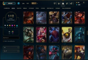 Ferro 3 com 125 Champs e 112 Skins ( MAIN SUP ) - League of Legends LOL