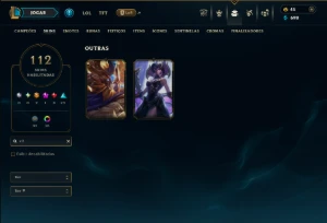 Ferro 3 com 125 Champs e 112 Skins ( MAIN SUP ) - League of Legends LOL